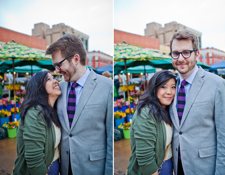 Couple at Fayetteville Farmers Market