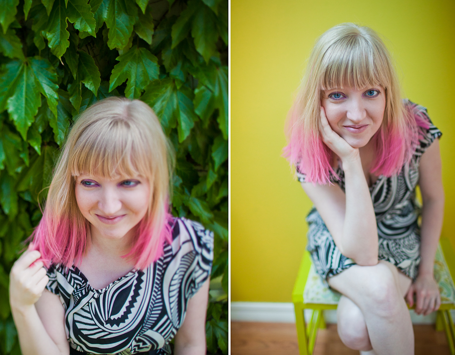 Fun Hairstyle Pink