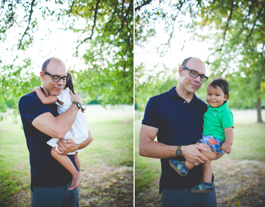 Photographs of Father with his children