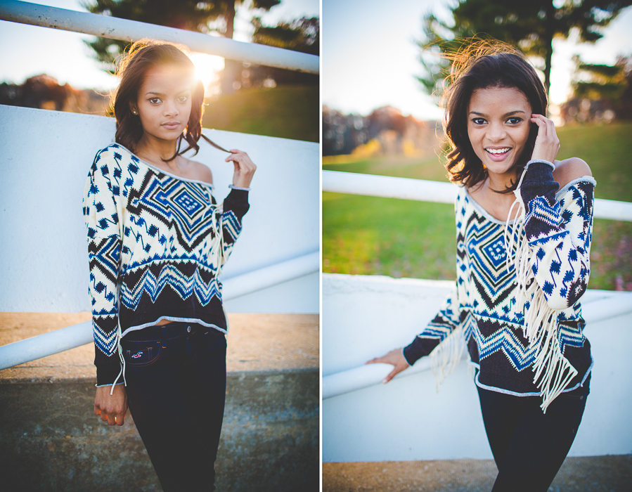 Senior Portrait Session in November - Missouri Photography