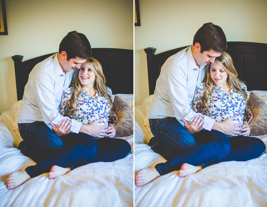 Family Photographer Fayetteville Arkansas, Photographer in Fayetteville Arkansas, Northwest Arkansas Photographer, Bentonville Arkansas Photographer, Maternity Photographer Bentonville, In Home Maternity Session, Winter Maternity Session, Inddor Maternity Photographs, Family Photos in Winter