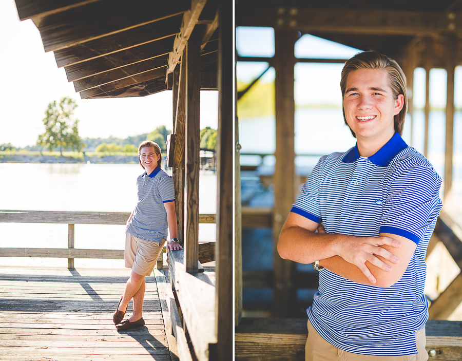 Lakeside Senior Boy Photographs - Senior Photography by NWA Photographer Lissa Chandler - lissachandler.com