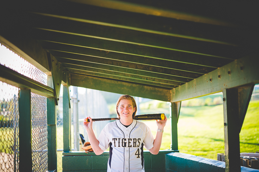 Baseball Senior Boy Photographs - Senior Photography by NWA Photographer Lissa Chandler - lissachandler.com