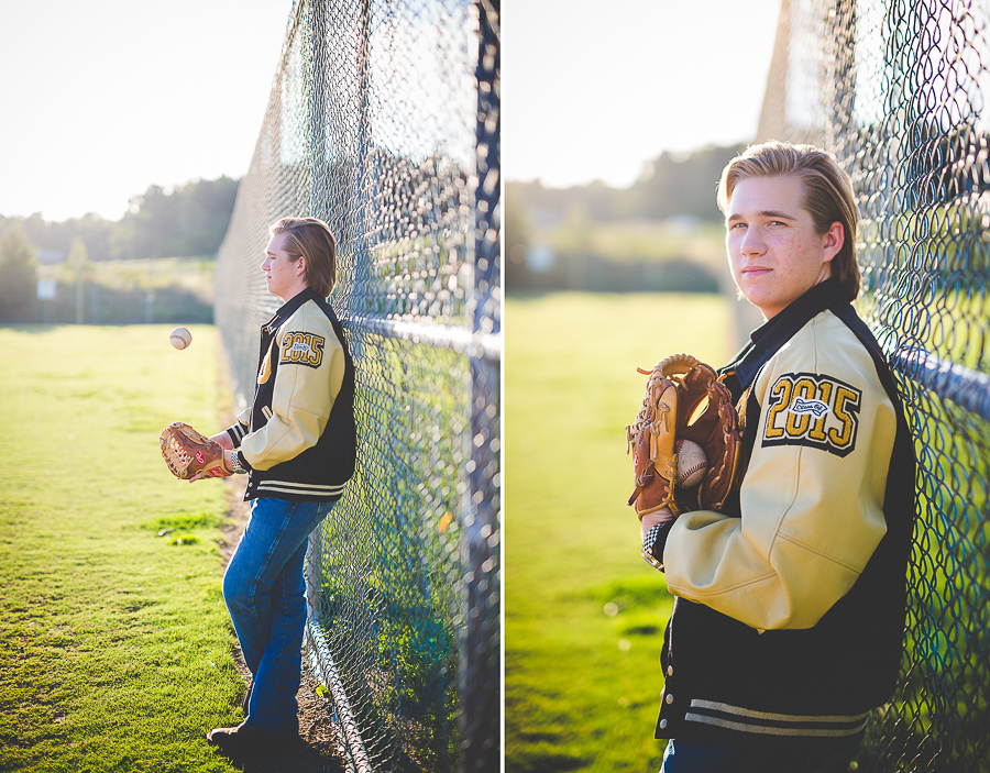 Baseball Senior Boy Photographs - Senior Photography by NWA Photographer Lissa Chandler - lissachandler.com