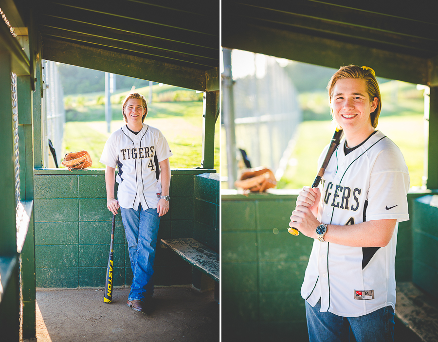 Baseball Senior Boy Photographs - Senior Photography by NWA Photographer Lissa Chandler - lissachandler.com