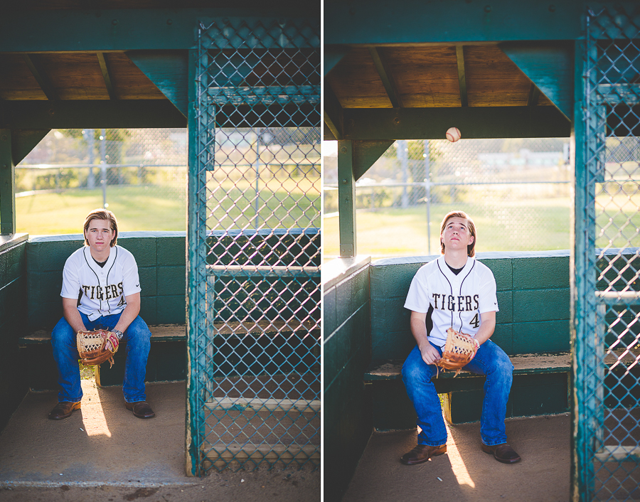 Baseball Senior Boy Photographs - Senior Photography by NWA Photographer Lissa Chandler - lissachandler.com