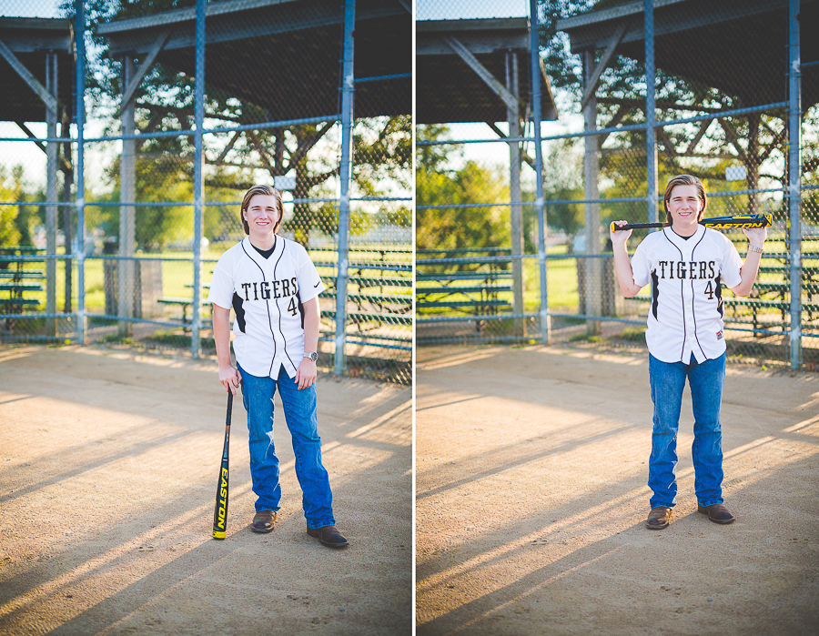 Baseball Senior Boy Photographs - Senior Photography by NWA Photographer Lissa Chandler - lissachandler.com