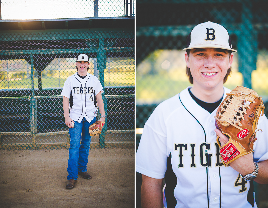 Baseball Senior Boy Photographs - Senior Photography by NWA Photographer Lissa Chandler - lissachandler.com