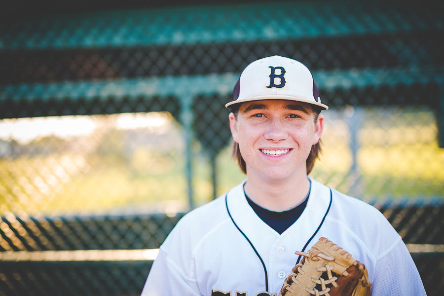 Baseball Senior Boy Photographs - Senior Photography by NWA Photographer Lissa Chandler - lissachandler.com