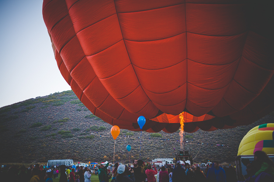 Copyright Elisabeth Chandler, lissachandler.com , Park City Air Balloon Launch