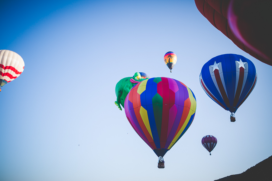 Copyright Elisabeth Chandler, lissachandler.com , Park City Air Balloon Launch