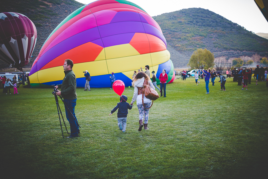 Copyright Elisabeth Chandler, lissachandler.com , Park City Air Balloon Launch