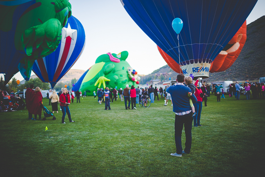 Copyright Elisabeth Chandler, lissachandler.com , Park City Air Balloon Launch