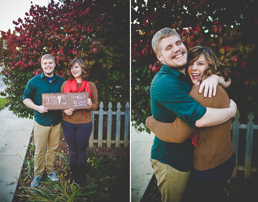 Kayla and Evan - Happy Engagement Photographs in NWA - Arkansas Wedding Photographer Lissa Chandler -lissachandler.com -36 Fall Engagement Photographs in Bentonville, Arkansas Wedding Photographer, Lissa Chandler, lissachandler.com