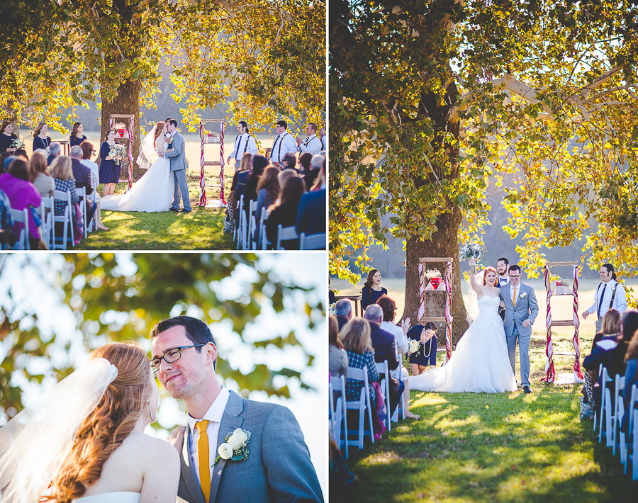 Outdoor Fall Wedding in November, Bentonville Wedding Photographer, © Elisabeth Chandler, lissachandler.com