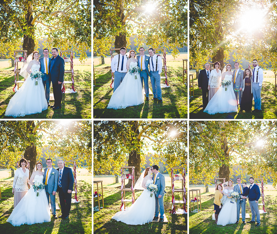 Outdoor Fall Wedding in November, Bentonville Wedding Photographer, © Elisabeth Chandler, lissachandler.com