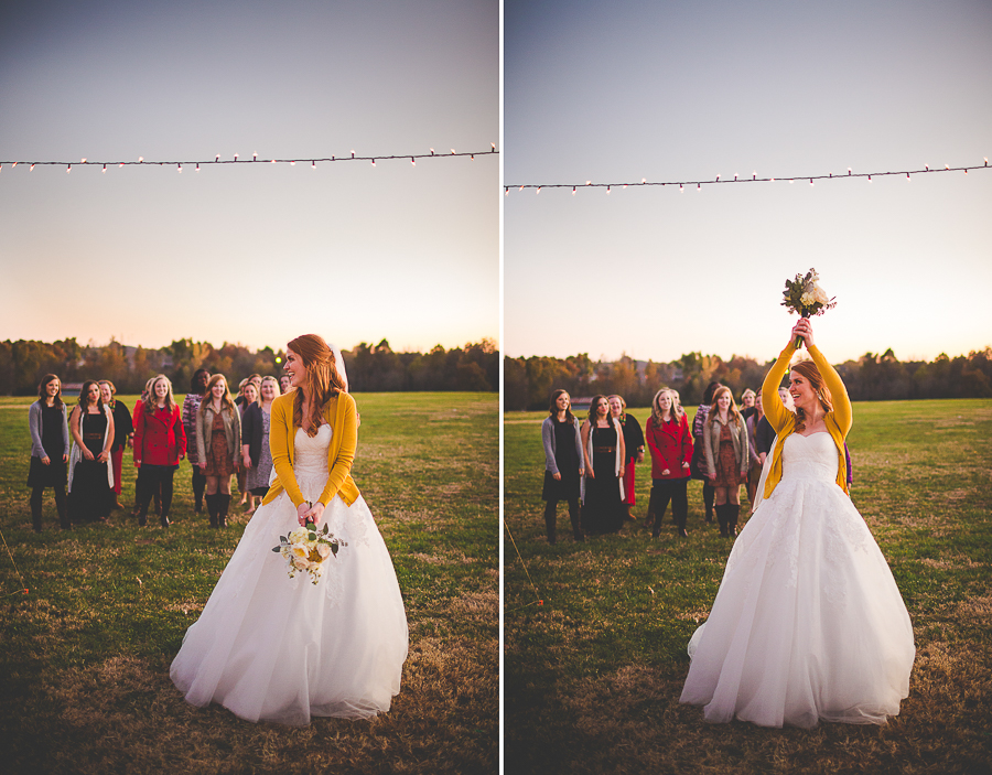 Outdoor Fall Wedding in November, Bentonville Wedding Photographer, © Elisabeth Chandler, lissachandler.com