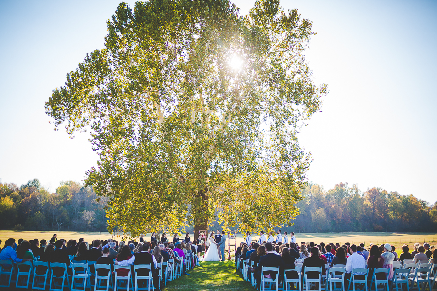 Outdoor Fall Wedding in November, Bentonville Wedding Photographer, © Elisabeth Chandler, lissachandler.com