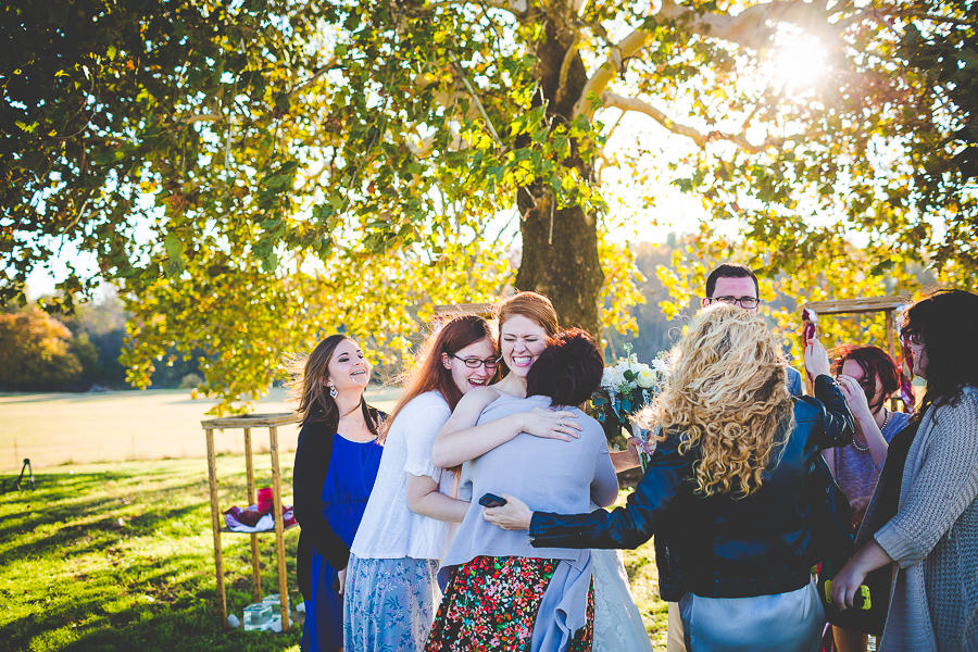 Outdoor Fall Wedding in November, Bentonville Wedding Photographer, © Elisabeth Chandler, lissachandler.com