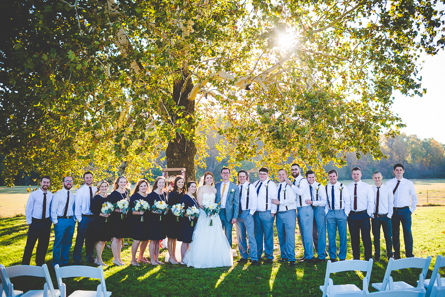 Outdoor Fall Wedding in November, Bentonville Wedding Photographer, © Elisabeth Chandler, lissachandler.com