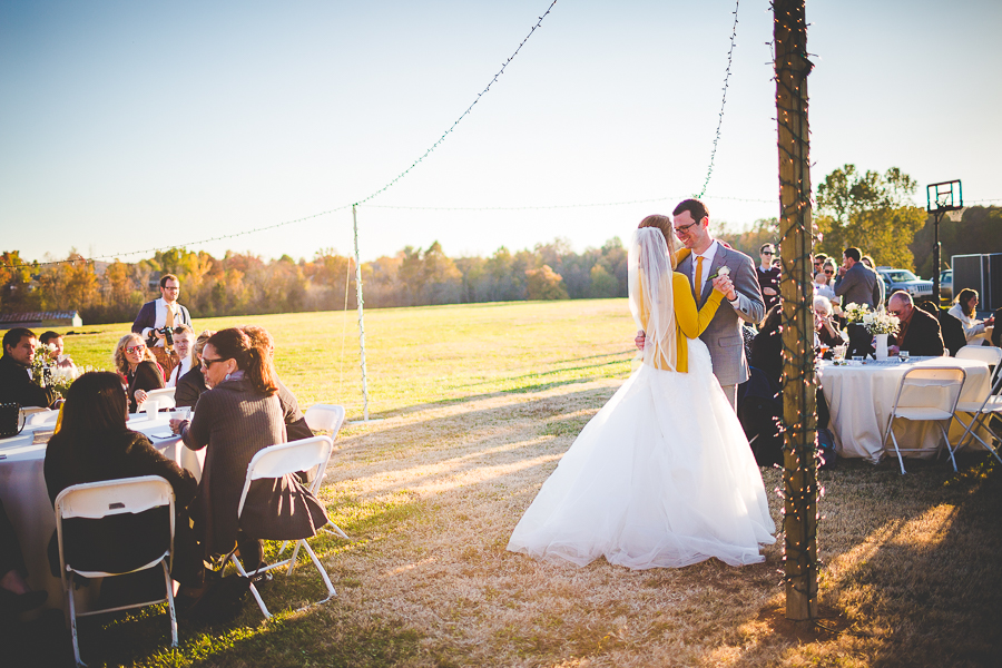 Outdoor Fall Wedding in November, Bentonville Wedding Photographer, © Elisabeth Chandler, lissachandler.com