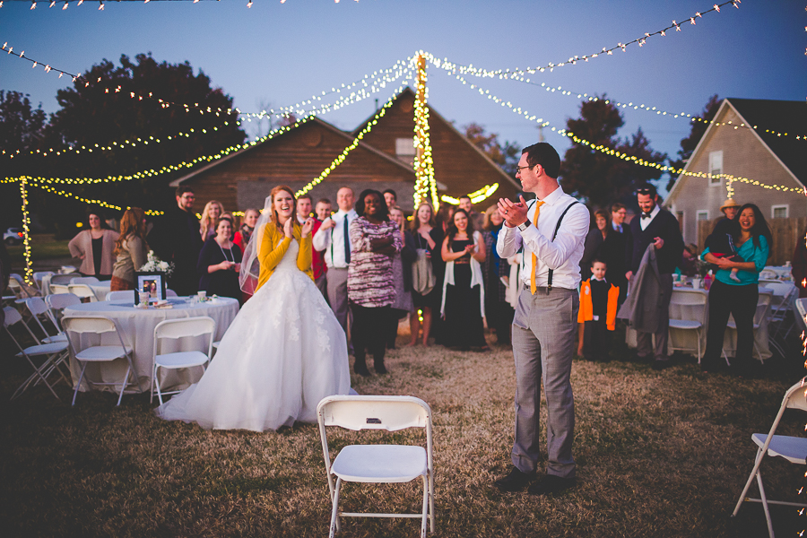 Outdoor Fall Wedding in November, Bentonville Wedding Photographer, © Elisabeth Chandler, lissachandler.com