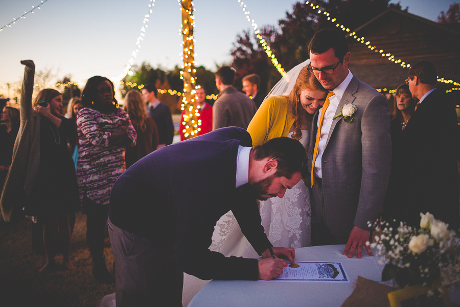 Outdoor Fall Wedding in November, Bentonville Wedding Photographer, © Elisabeth Chandler, lissachandler.com