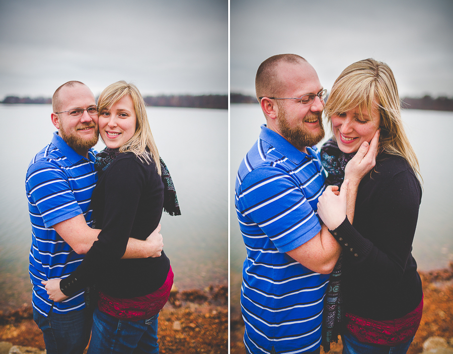 Late Fall Engagements, Engagement Session at a Lake, Arkansas Photographer, lissachandler.com