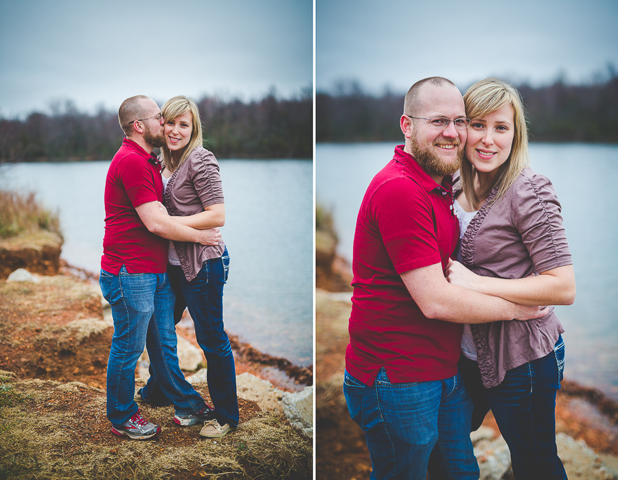 Late Fall Engagements, Engagement Session at a Lake, Arkansas Photographer, lissachandler.com