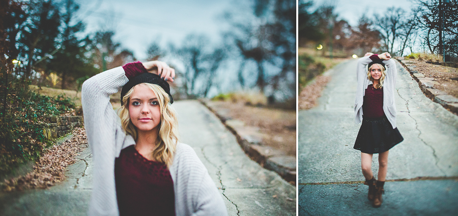 senior photographs after dark, wilson park, fayetteville photographers, lissachandler.com