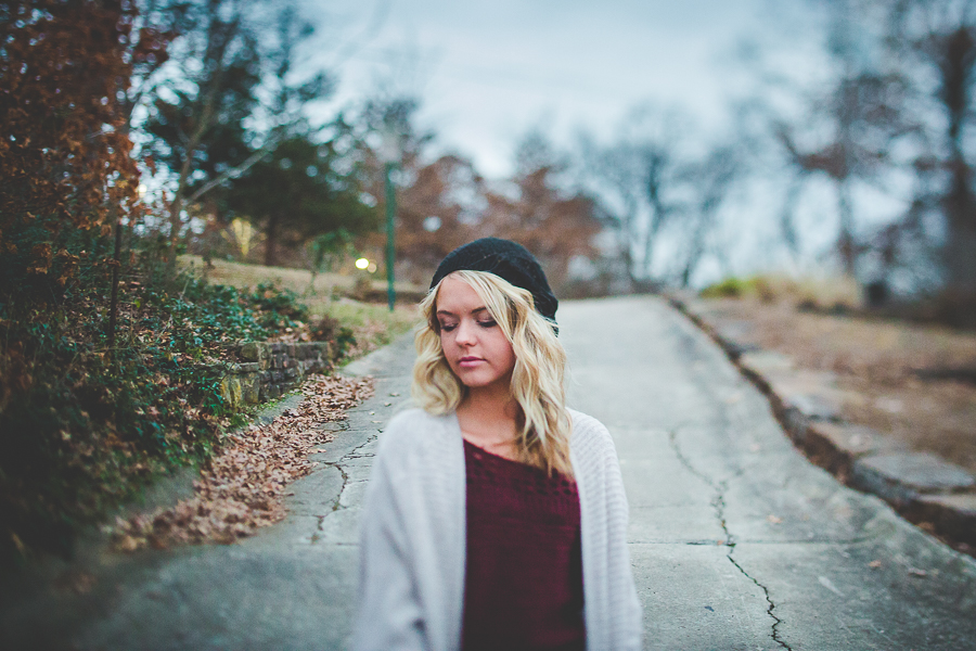 senior photographs after dark, wilson park, fayetteville photographers, lissachandler.com