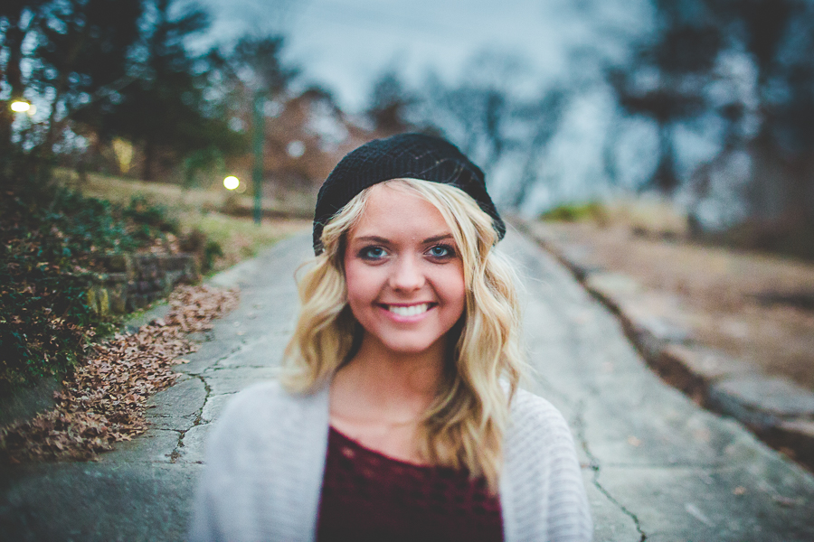 senior photographs after dark, wilson park, fayetteville photographers, lissachandler.com