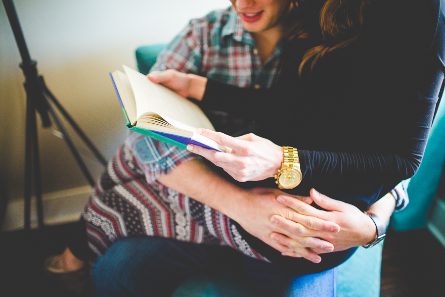 In Home Engagement Session, Bentonville Wedding Photographer, Lissa Chandler, lissachandler.com