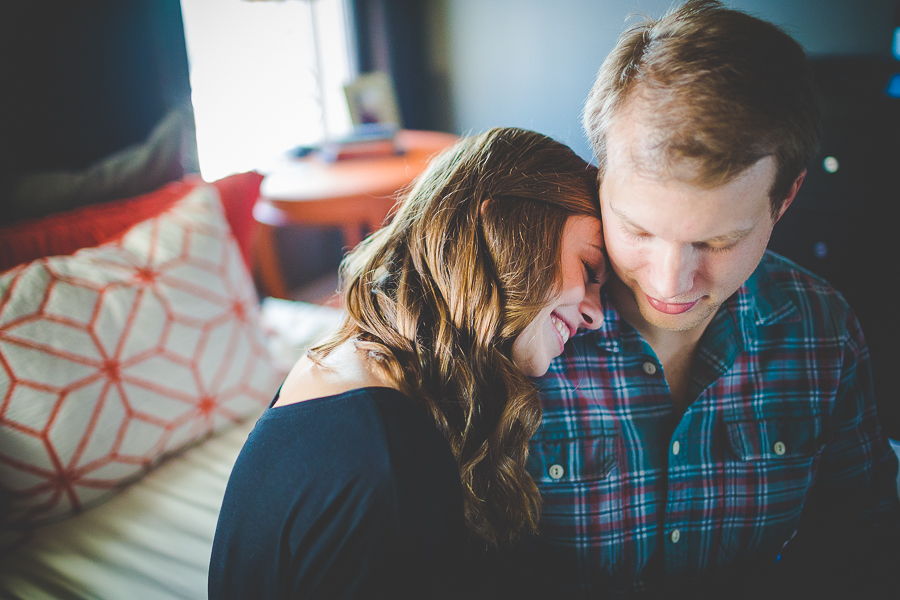 In Home Engagement Session, Bentonville Wedding Photographer, Lissa Chandler, lissachandler.com