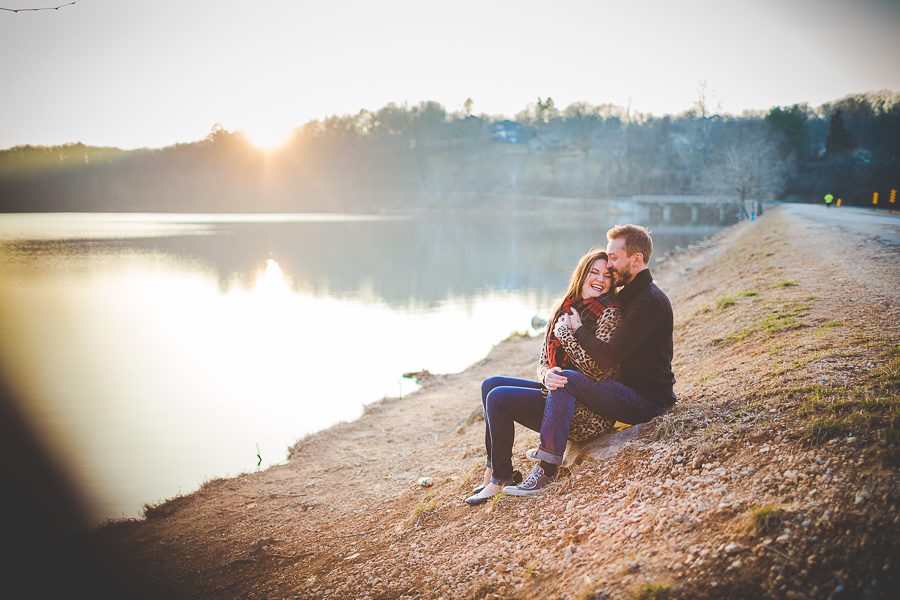Engagement Session in Rogers Arkansas - Erin and Kyle - lissachandler.com-14 Arkansas Wedding Photographer, Winter Engagement Session Without Snow, lissachandler.com
