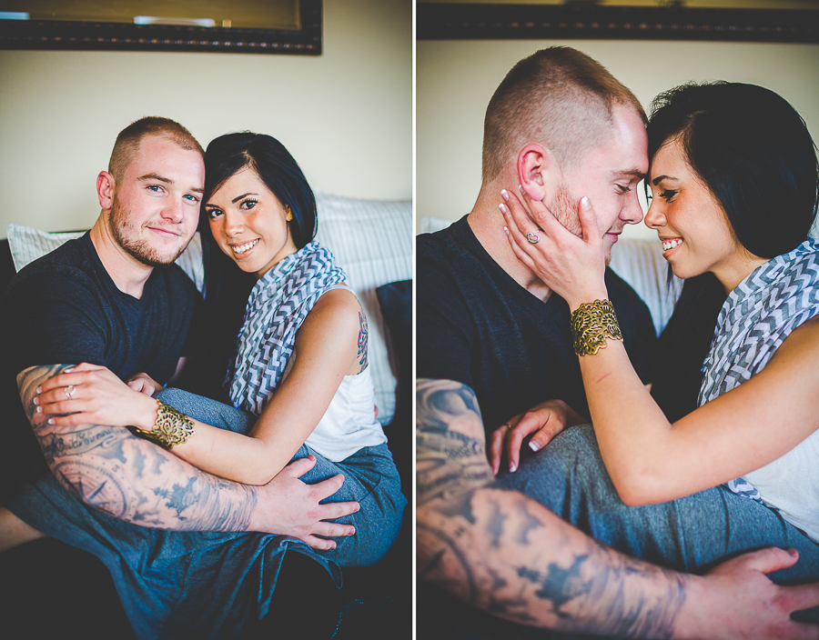 In Home Engagement Session, Couples Session, Posing Ideas for couples, lissachandler.com