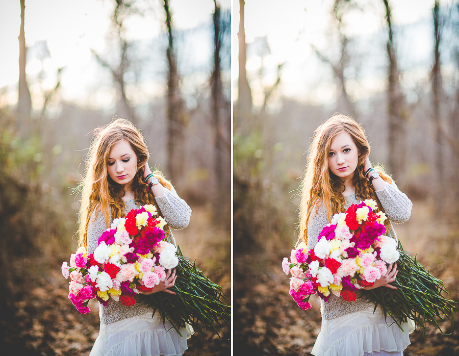 carnation photo shoot, senior photographer arkansas, lissachandler.com