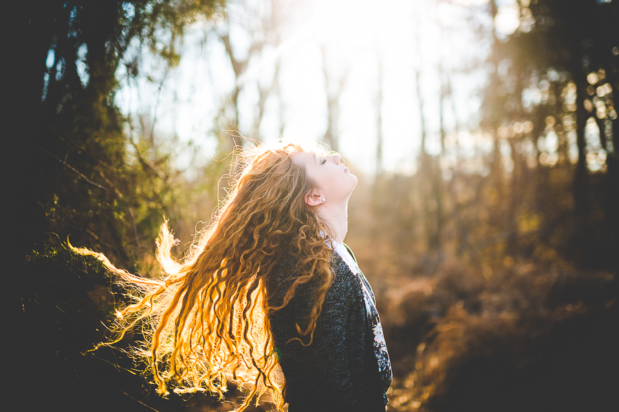 lissachandler.com, hair flip, high school senior in arkansas