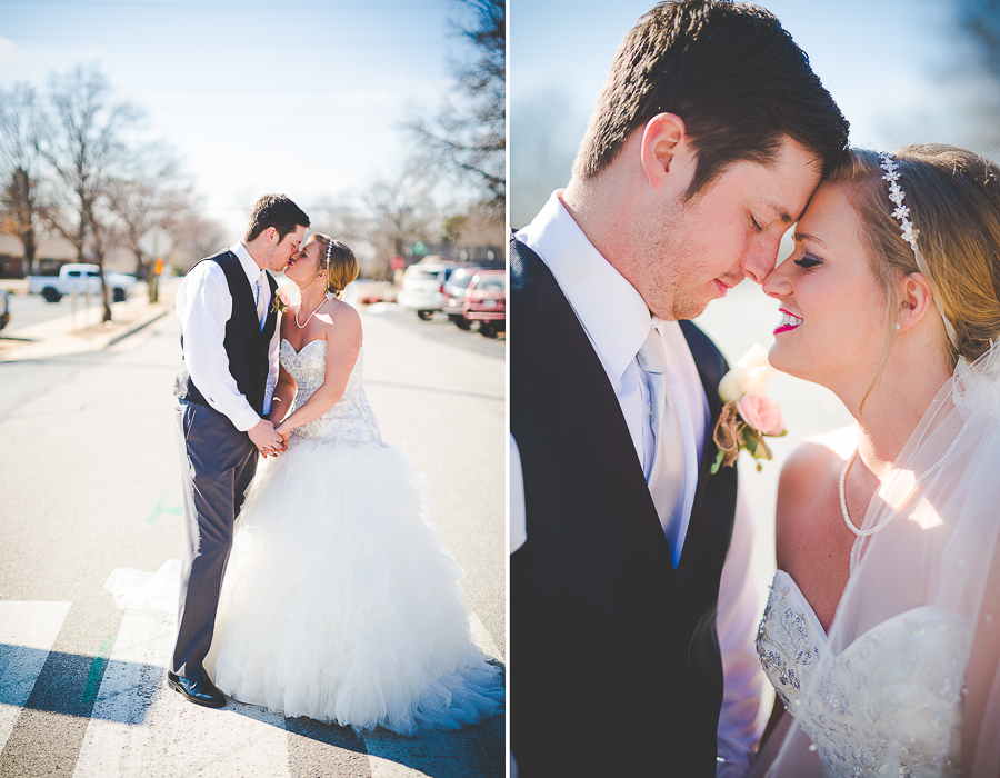 pink and gold rusting wedding in winter, no snow winter wedding, bentonville photographer