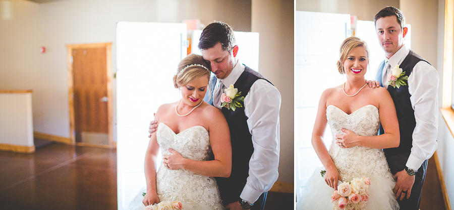 pink and gold rusting wedding in winter, no snow winter wedding, bentonville photographer