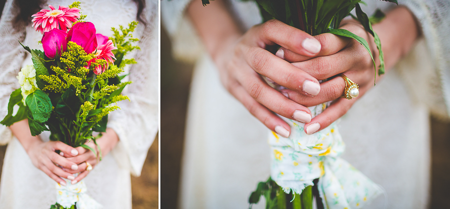Bridal Session with Vintage Shift Dress and Raincoat, Simple ways to style a bride, lissachandler.com