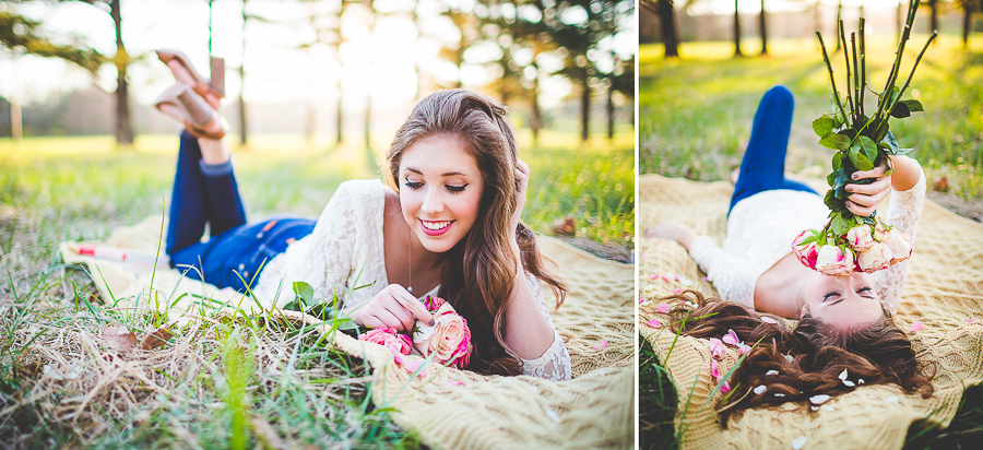 Beautiful Senior Photographs with Roses, lissachandler.com