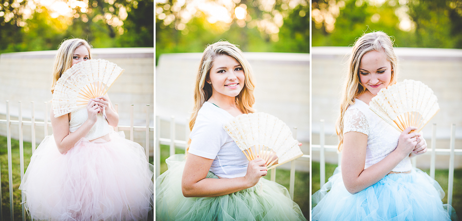 Creative Senior Photographs in Arkansas, Lissa Chandler Photography, Tulle Skirts for Senior Sessions, lissachandler.com