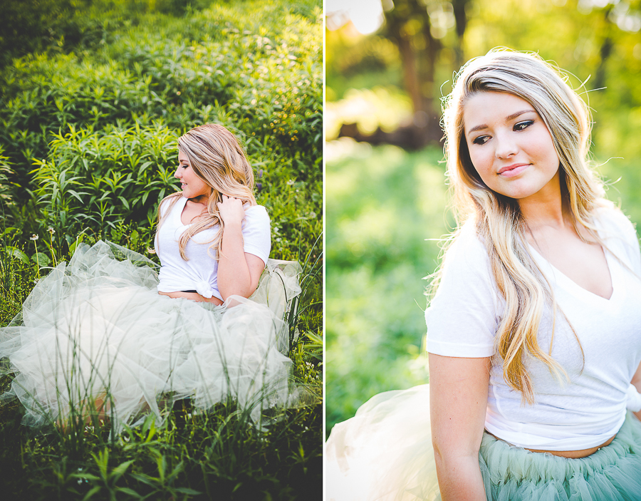 Creative Senior Photographs in Arkansas, Lissa Chandler Photography, Tulle Skirts for Senior Sessions, lissachandler.com