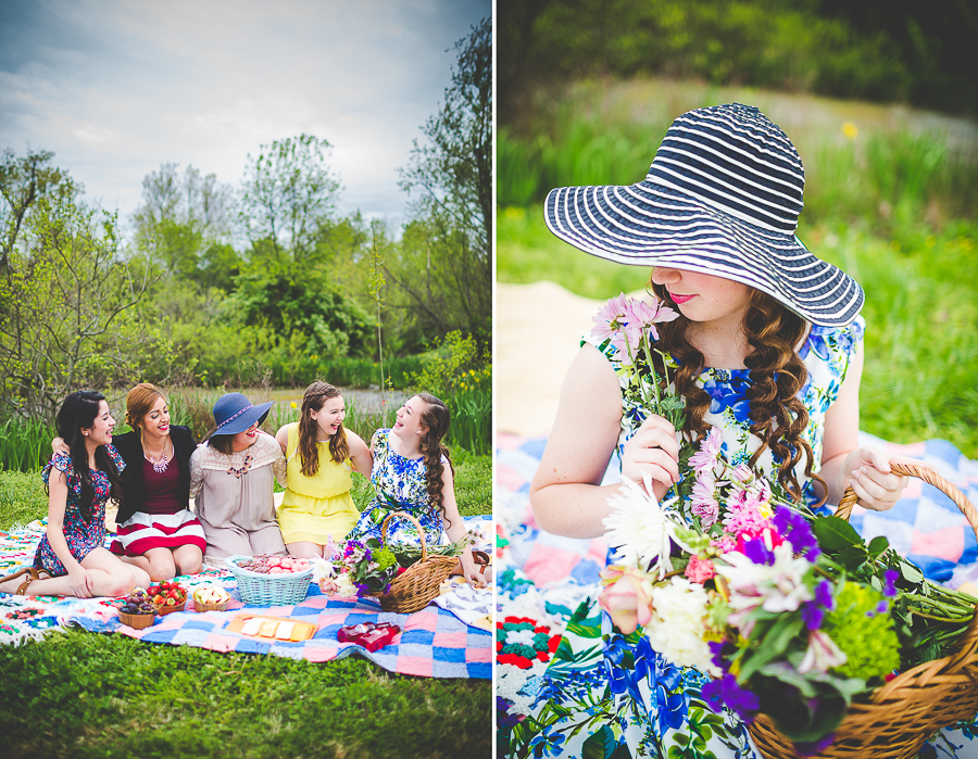 NWA Senior Photographer, Picnic Themed Senior Shoot, lissachandler.com