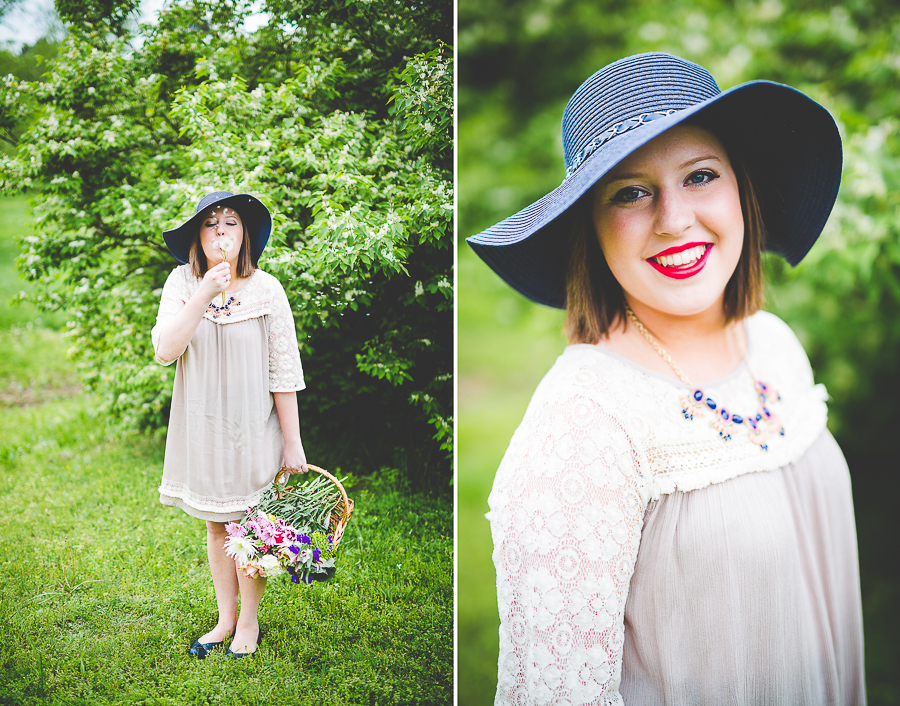 NWA Senior Photographer, Picnic Themed Senior Shoot, lissachandler.com