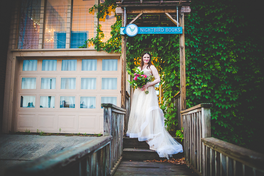 Erin's Bridals at Nightbird Books - AR Wedding Photographer - lissachandler.com -11 NWA Wedding Photographer Lissa Chandler - http://lissachandler.com