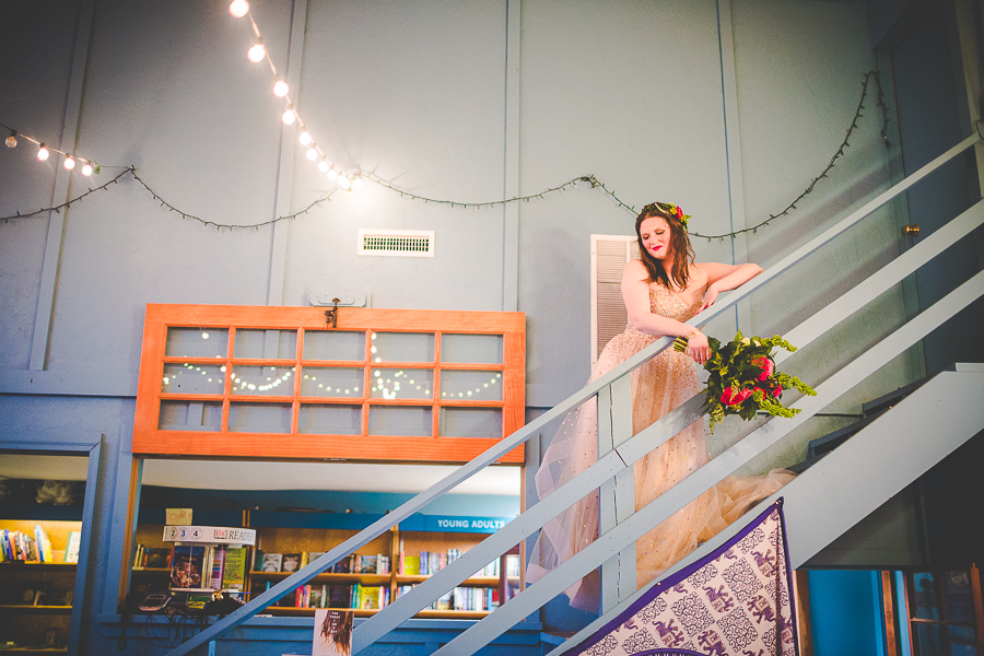 Erin's Bridals at Nightbird Books - AR Wedding Photographer - lissachandler.com -6 NWA Wedding Photographer Lissa Chandler - http://lissachandler.com