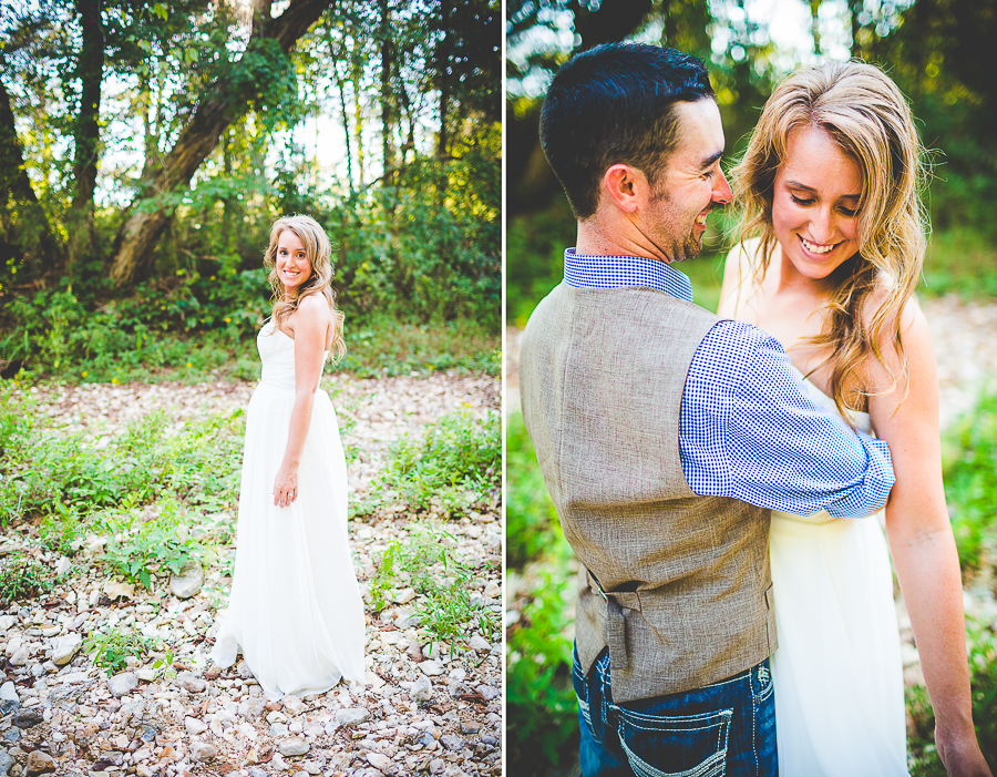 NWA Wedding Photographer in Fayetteville - AR Wedding Photographer - Molly and Chris-32 Southern Wedding Photographer in Arkansas, Wedding by a Creek