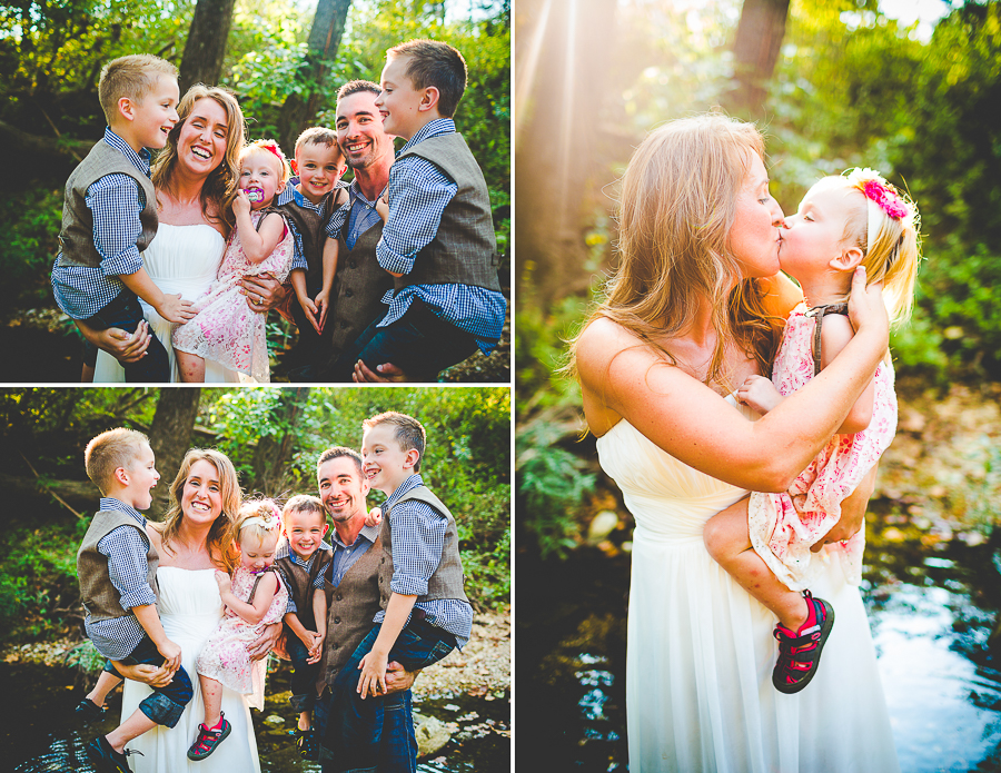 Southern Wedding Photographer in Arkansas, Wedding by a Creek